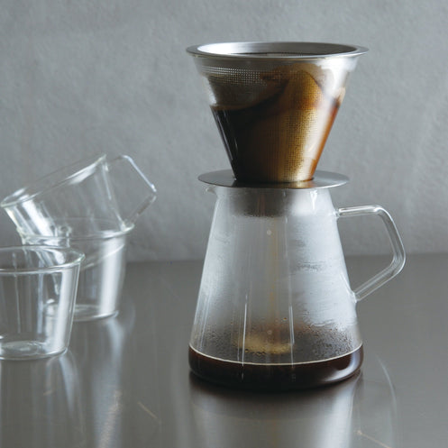 Coffee Dripper and Pot "Carat"